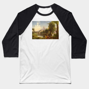 The Voyage of Life: Youth by Thomas Cole Baseball T-Shirt